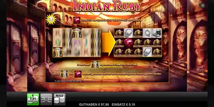 Indian Ruby Bonus