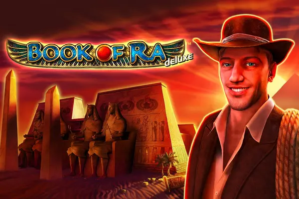 Book of Ra Deluxe Novomatic Slot Logo
