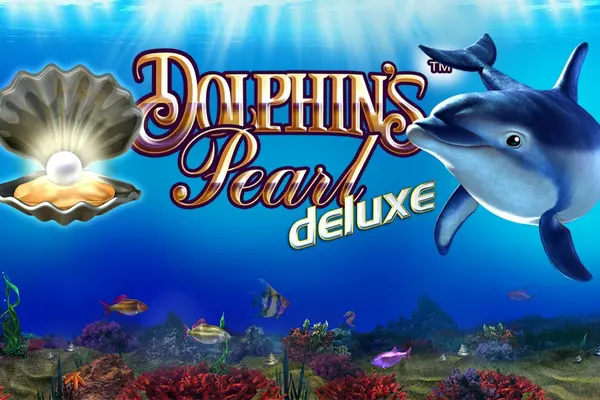 Dolphins Pearl Deluxe Novomatic Slot Logo